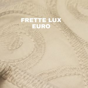 FRETTE Luc embroidered Euro pillow sham champagne tan